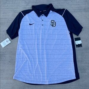 SD Padres nike golf shirt